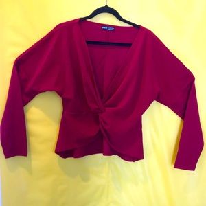 🌞$5 SALE🌞Front knot Holiday blouse